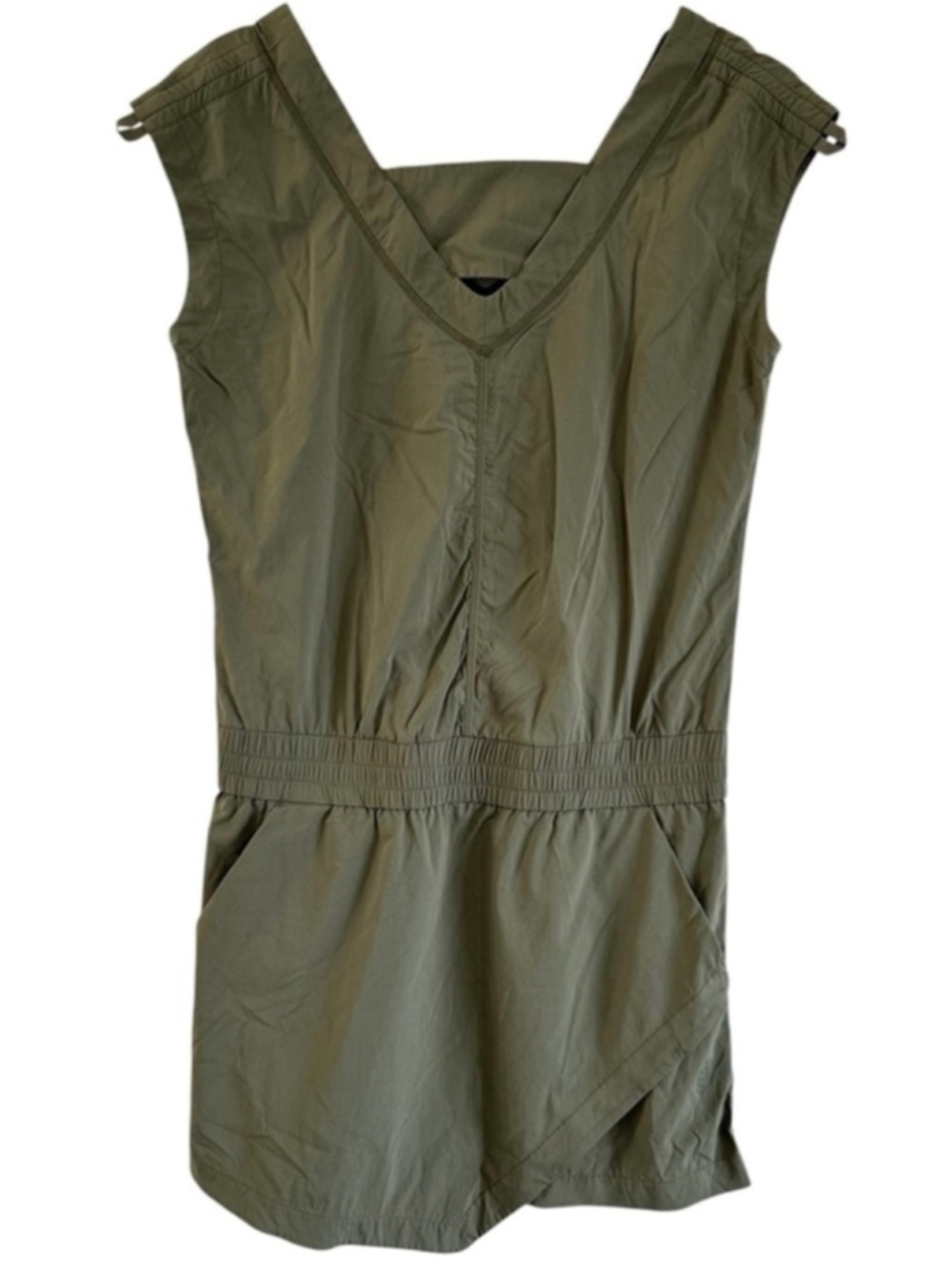 Indygena Sleeveless dress Olive Green Size small